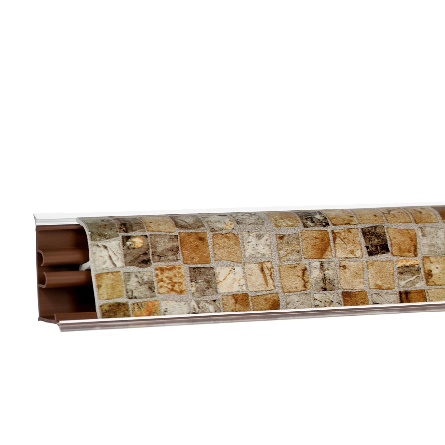 Плинтус LB-37, L=3000мм, перлино