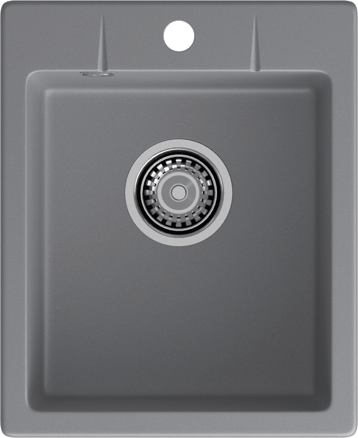 Мойка GranFest URBAN 240, 400х490 мм, темно-серый