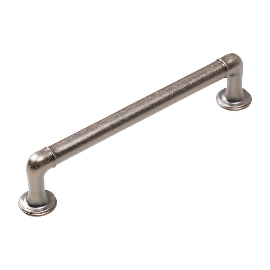 Ручка-скоба, 237, 128мм, металл, античная медь