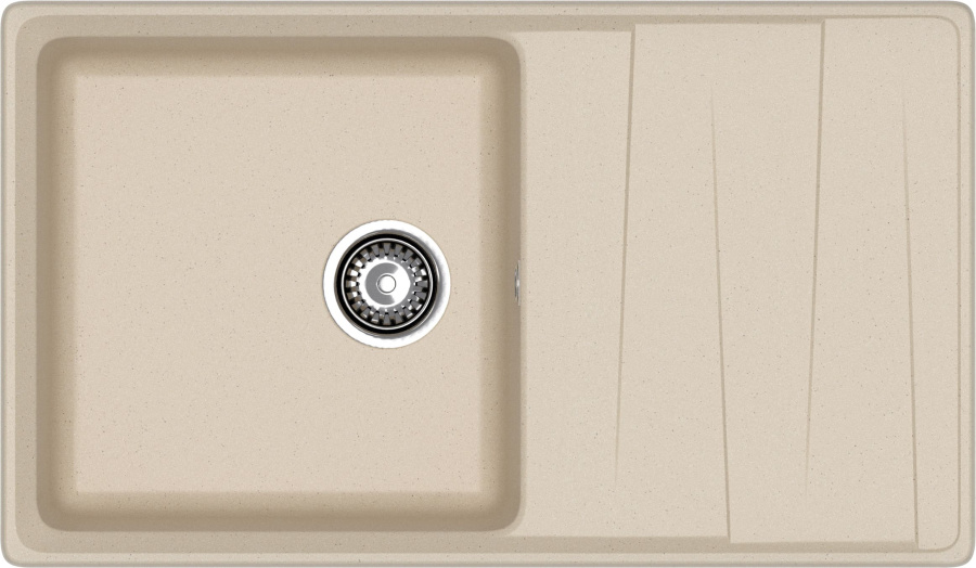 Мойка GranFest LEVEL 860L, 860х500 мм, кашемир