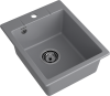 Мойка GranFest URBAN 240, 400х490 мм, темно-серый