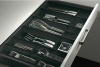 Лоток для столовых приборов, 195х473х55мм, в шкаф 300 мм, черный, Blum Legrabox