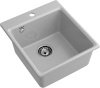 Мойка GranFest LEVEL 420, 420х480 мм, серый