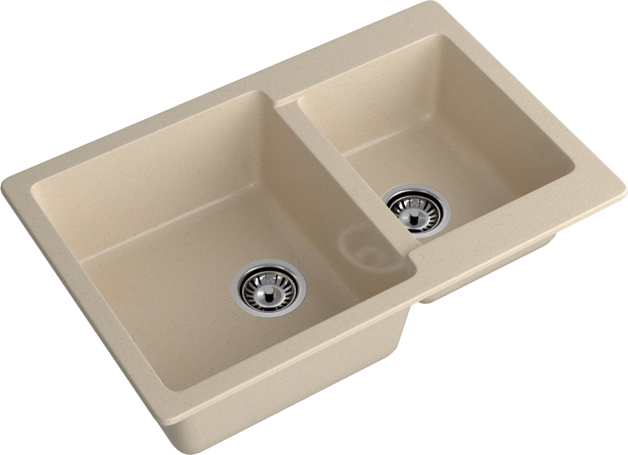 Мойка GranFest PRACTIK 780K, 775х506 мм, кашемир