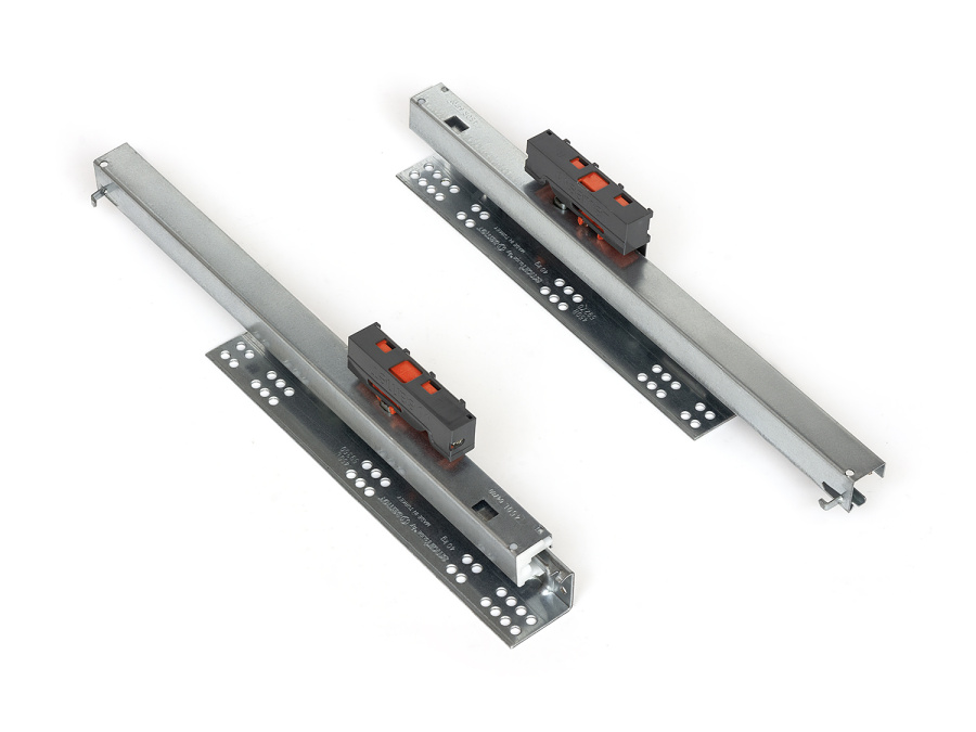 Направляющие SMART SLIDE PUSH OPEN, L=250мм, полного выдвижения, Samet