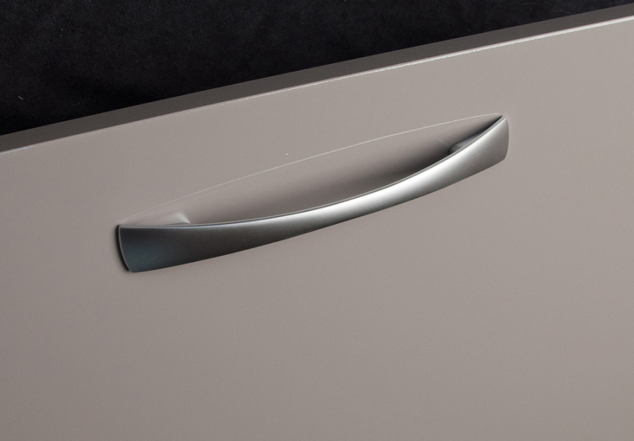 Ручка-скоба, 115, 128мм, металл, матовый хром