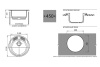 Мойка GranFest RONDO 520, d=520 мм, черный
