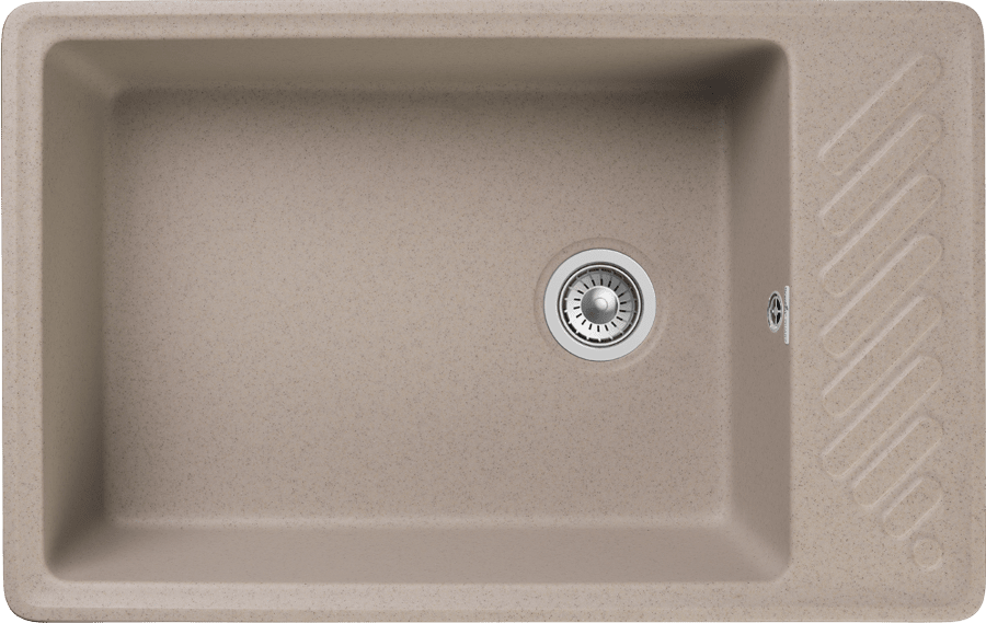 Мойка GranFest QUARZ 51, 753х476 мм, песочный (прямоугольная, без сифона)
