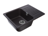 Мойка GranFest QUARZ 13, 617х480 мм, черный (прямоугольная, без сифона)