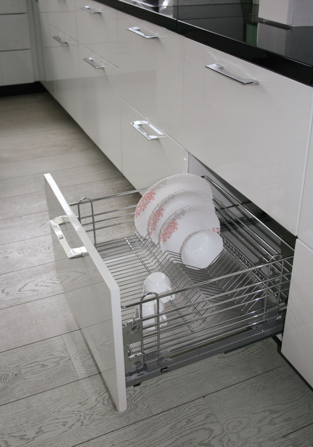 Сушка выкатная, 450мм, h=260мм+направляющие Grass, без крепления