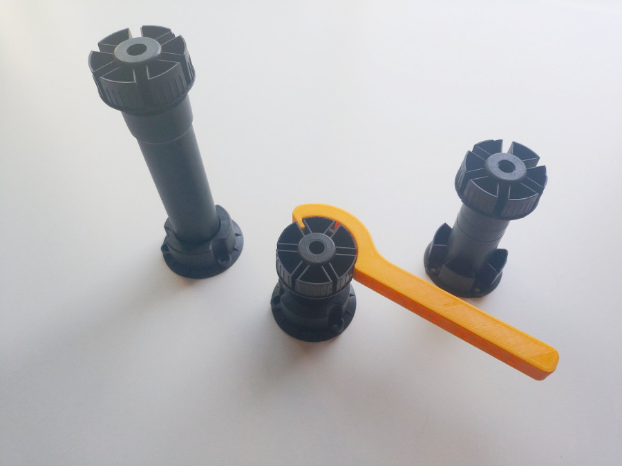 Ключ регулировочный для мебельных опор, пластик