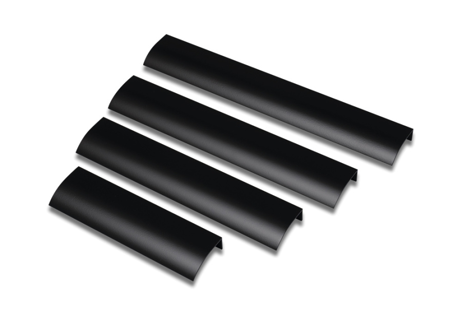 Ручка-профиль, CA4, 128/156мм, металл, черный