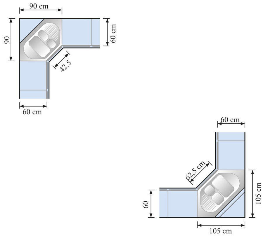 Система сортировки "Rondo", 2х20л, 1х12,5л, 336x700x351мм, в угловой шкаф, светло-серый