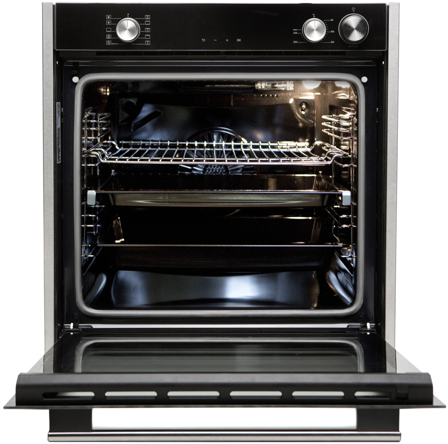 Духовой шкаф Konigin Barberry 60 BKХ LS10, 60см, черное стекло