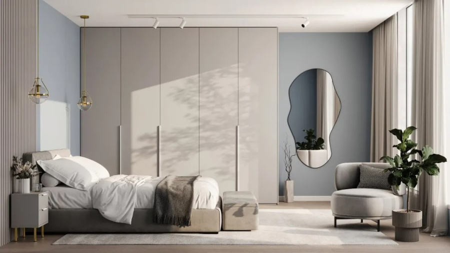 Ручка торцевая, HEXA, L=1200мм, металл, кашемир, GTV