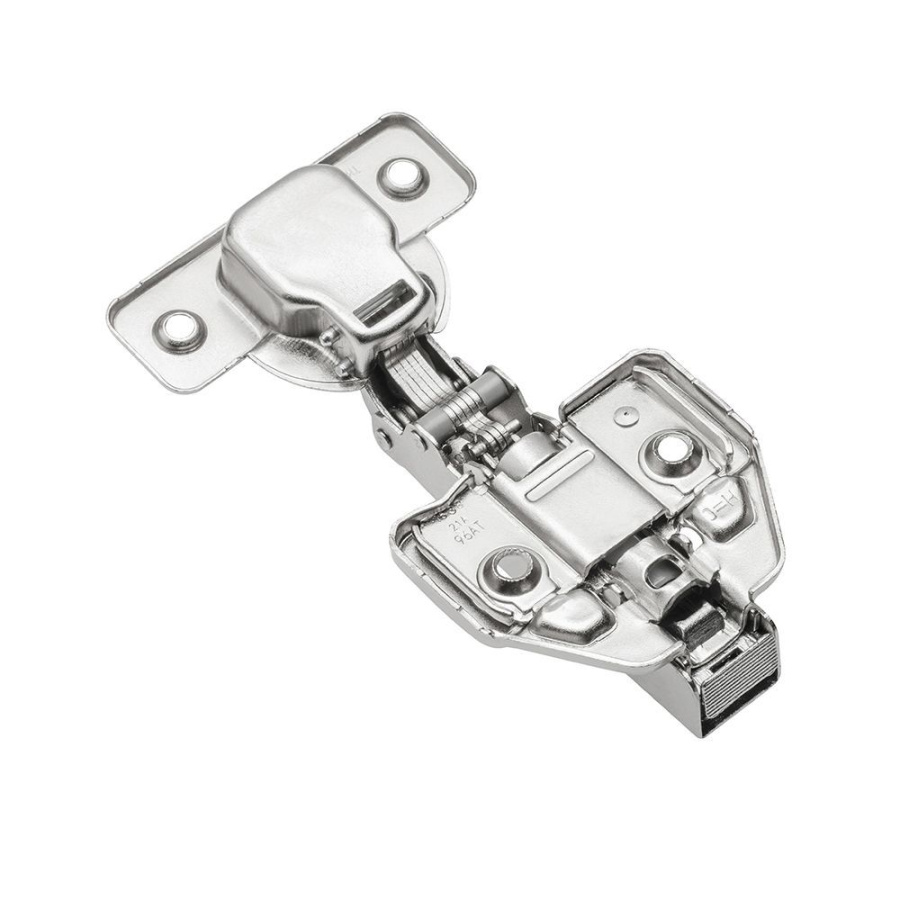 GTV Петля накладная, с планкой 0мм, с доводчиком, БЕЗ еврошурупа, 3D-регулировка, 45мм