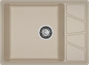 Мойка GranFest VERTEX V-680L, 680х500 мм, кашемир