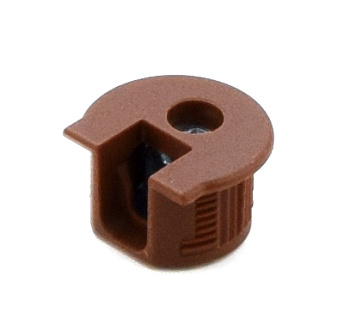 Стяжка Р-ФИКС эксцентриковая, 12,5х16мм, для плит толщиной 16мм, пластик, коричневый, CMF