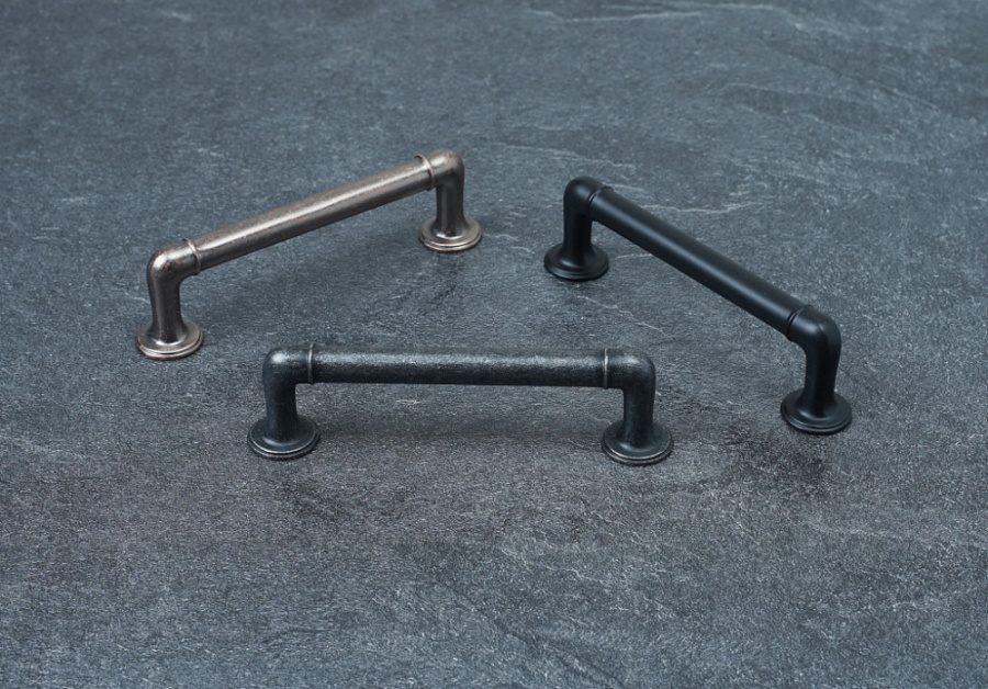 Ручка-скоба, 237, 128мм, металл, античная медь