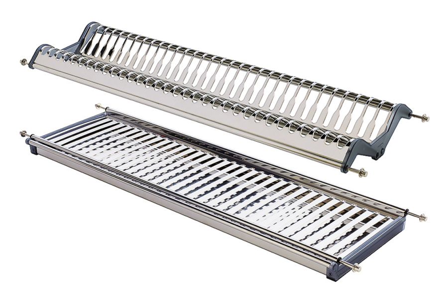 Сушка 2-х уровневая Inoxmatic Lux, 800мм, с поддоном, нержавеющая сталь