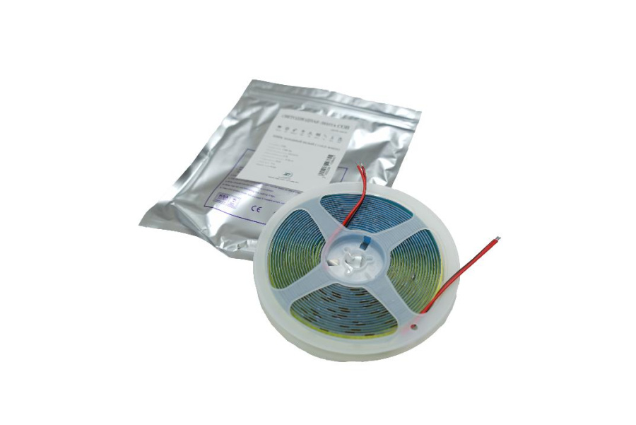 Лента  8х5000мм, COB, 12В, нейтральный, 11.0 Вт/м, 320 диодов/м, IP20, Jet