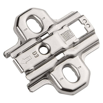 Монтажная планка System 9000 для петель INTERMAT, 3мм, под саморез