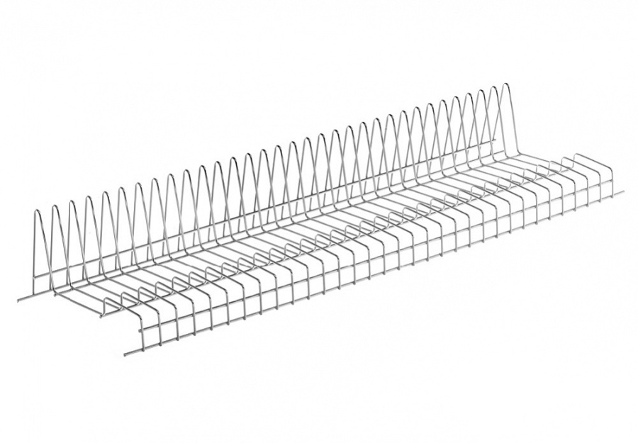 Решетка высокая сушки 500мм, для тарелок, хром