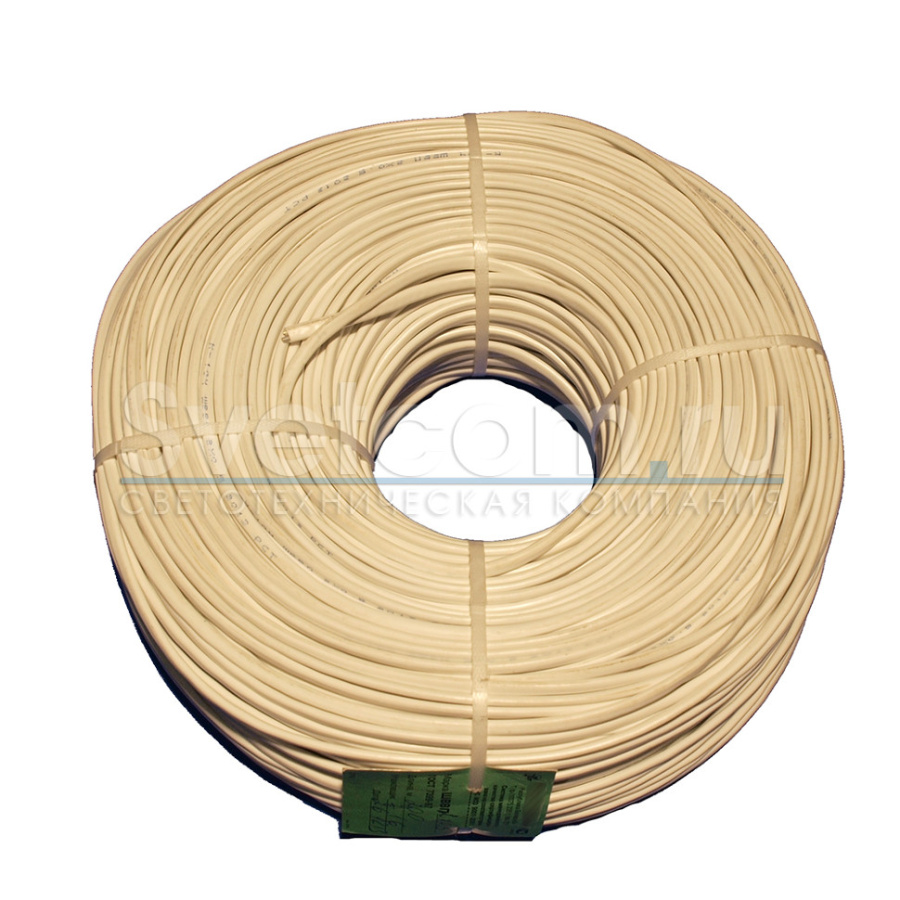 Кабель ШВВП, 2х0,5, белый