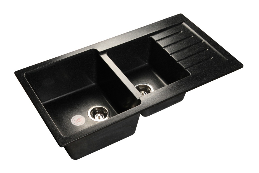 Мойка GranFest PRACTIK 980KL, 977х503 мм, черный