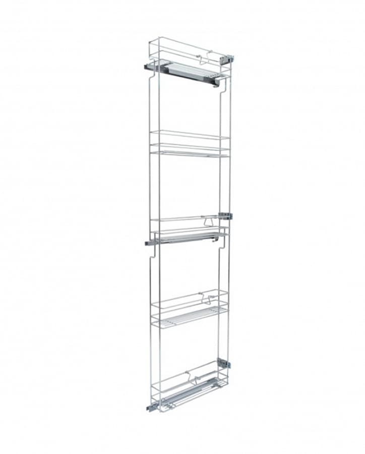 Колонна выкатная 5, M150, 106,8х468х1699мм, левая, с доводчиком, хром, Vibo