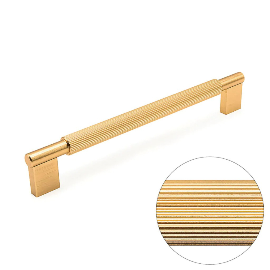 Ручка-скоба, ARPA, 0583192L291, 192мм, металл, брашированная латунь, Viefe