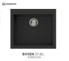 Мойка Bosen 57-BL, Tetogranit/черный