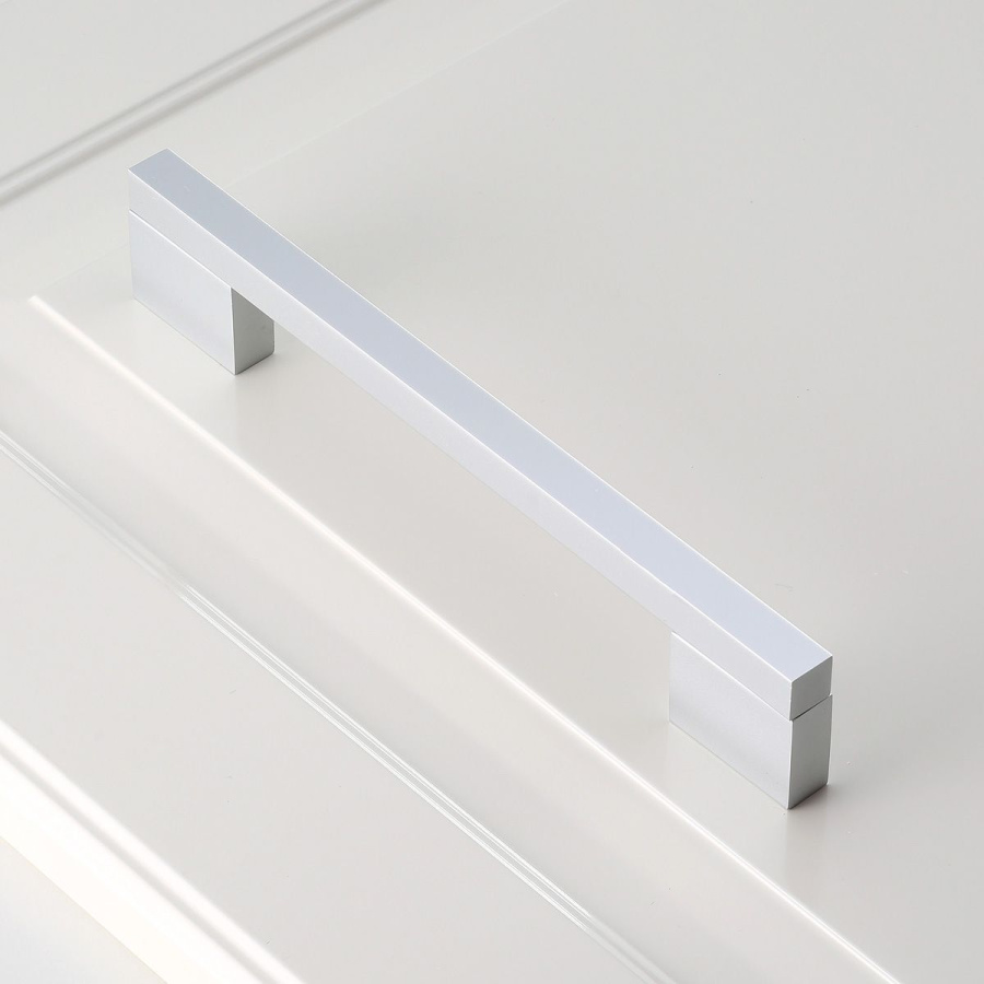 Ручка-скоба, UA-18, 192мм, металл, алюминий