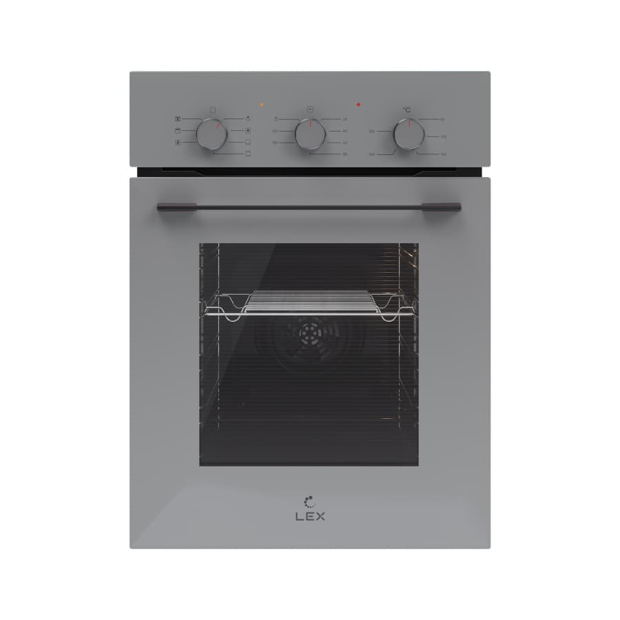 Духовой шкаф EDM 4575 GR, 45 см, стекло, серый, Lex