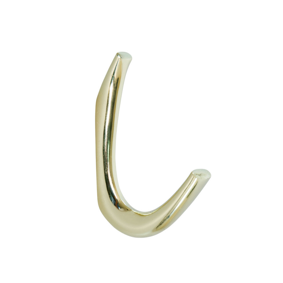 Крючок, KR 0080 OT, однорожковый, золото