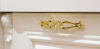 Ручка-скоба с кристаллами, WMN715, 96мм, металл, золото
