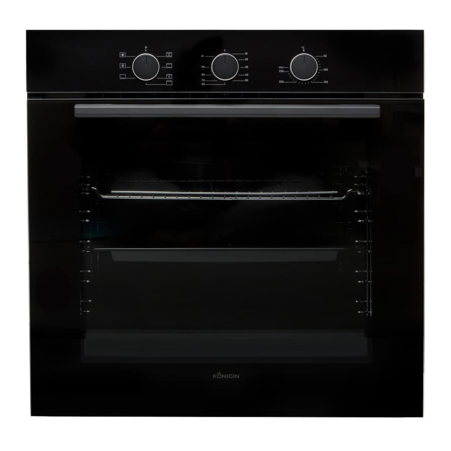 Духовой шкаф Konigin Barberry 60 BKF MR7, 60см, черное стекло
