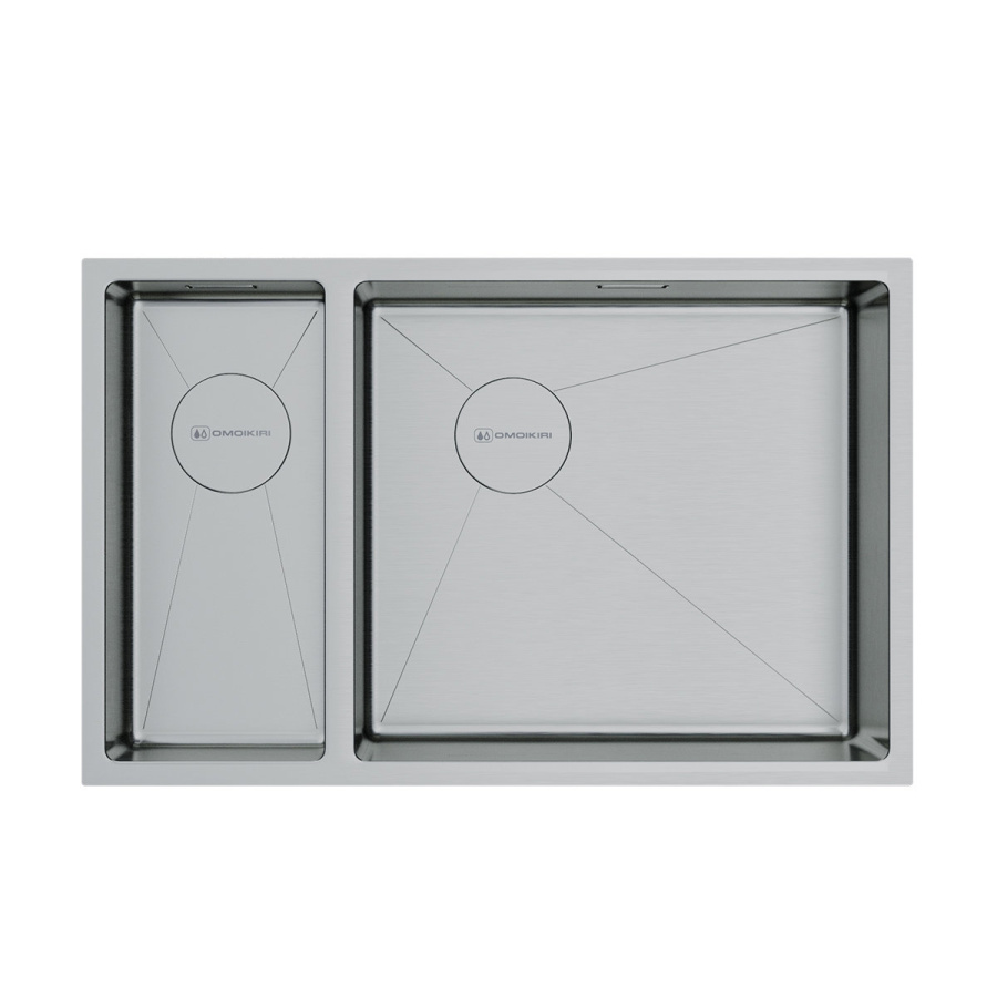 Мойка Taki 69-2-U/IF-IN-R Side, нержавеющая сталь, нержавеющая сталь