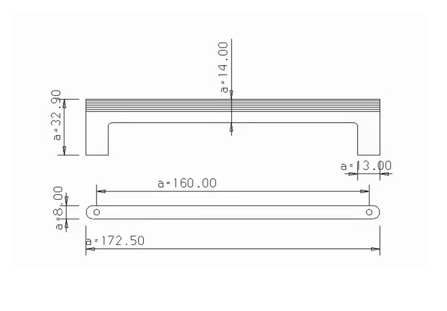 Ручка-скоба, 336, 160мм, металл, жемчужный серый