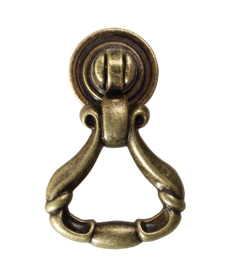 Ручка-капля, KT WP 1147, 53х33х17мм, металл, бронза, GTV