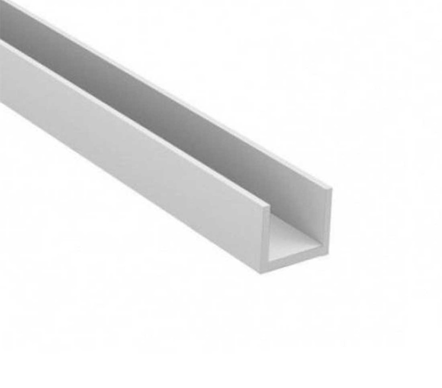 СТ-3 4мм Планка торцевая для щита L=600мм, П-образное сечение, белый