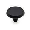 Ручка-кнопка, GU09-R230, d=39мм, металл, черный, Gamet