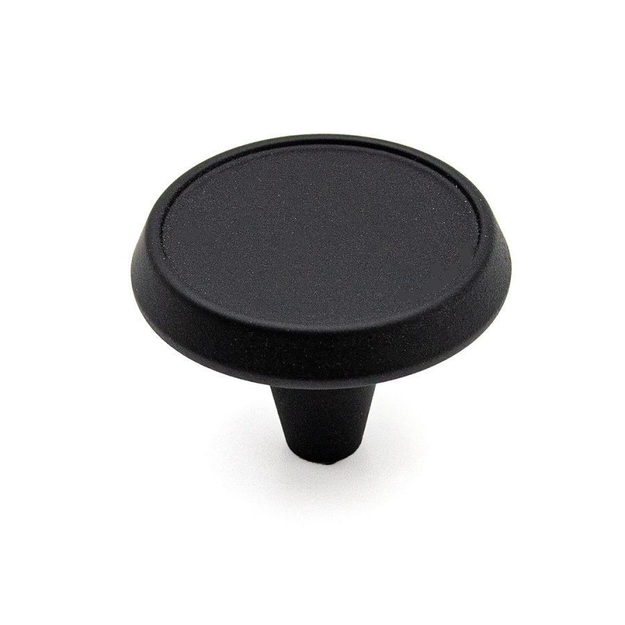 Ручка-кнопка, GU09-R230, d=39мм, металл, черный, Gamet