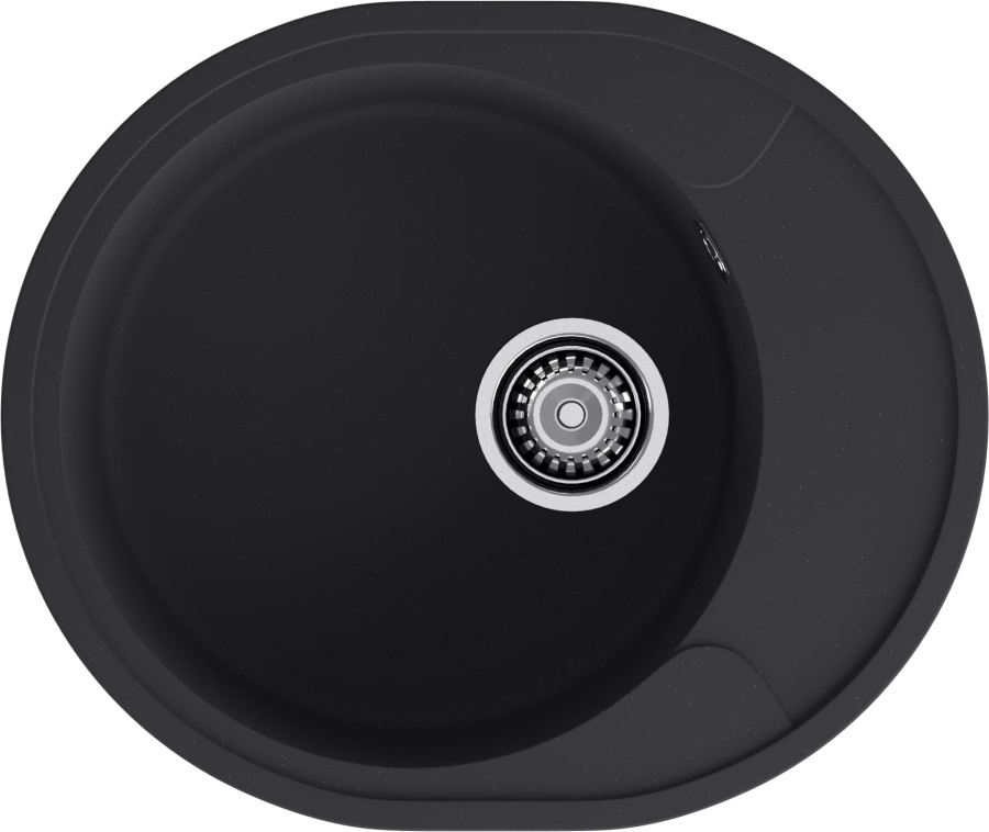 Мойка GranFest URBAN 857L, 580х490 мм, черный