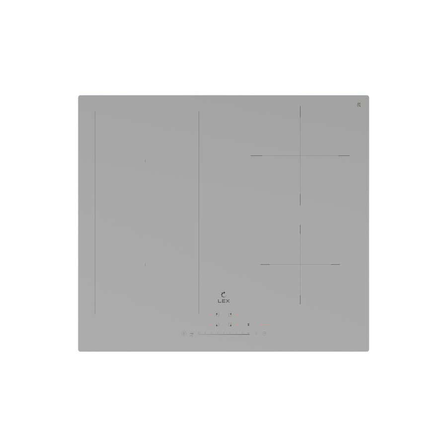 Варочная панель индукционная EVI 641A GR, 60 см, стеклокерамика, серый, Lex