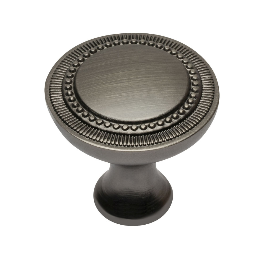 Ручка-кнопка, IMPERIA, d=32мм, металл, шлифованный титан, GTV