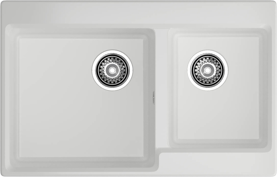 Мойка GranFest LEVEL 780K, 780х500 мм, иней