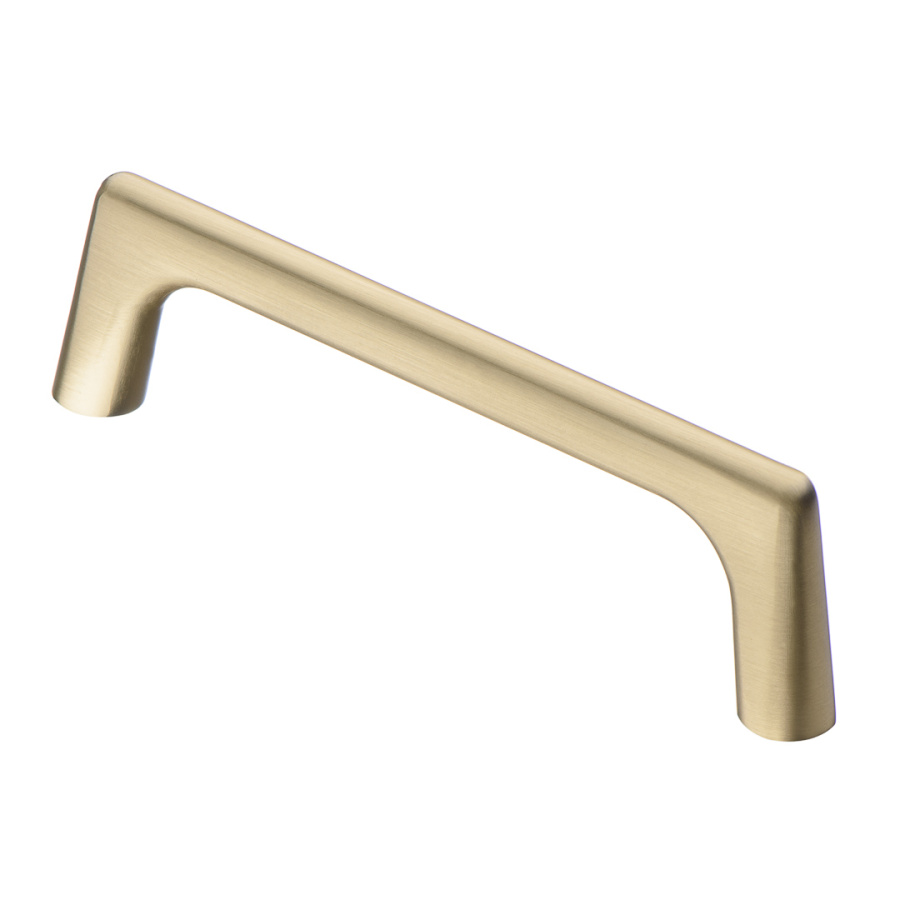 Ручка-скоба, 2390, 96мм, металл, матовое золото