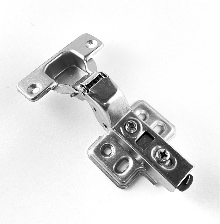 Петля внутренняя 110*, доводчик, планка 4 отв., 48мм, clip-on, CMF/200