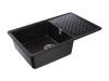 Мойка GranFest QUARZ 52, 753х476 мм, черный (прямоугольная, без сифона)